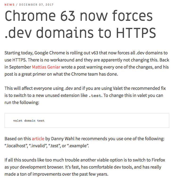 Chrome update news